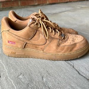 MENS NIKE AIR FORCE ONE SUPREME WHEAT